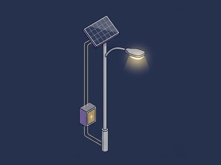 Solar Street Light & Phone Charger